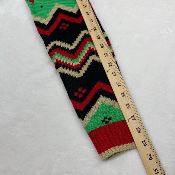 NWT Jollidays Ugly Christmas Sweater Beary Merry Mens Large Tall Santa Hat Bear - Picture 8 of 10